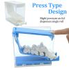 2 Pack Dental Cotton Roll Dispenser Holder Organizer Hygienic Cotton Roll Divider, Press-on Dental Cotton Rolls Holder and Dispenser with Nonslip Base view 2