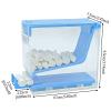2 Pack Dental Cotton Roll Dispenser Holder Organizer Hygienic Cotton Roll Divider, Press-on Dental Cotton Rolls Holder and Dispenser with Nonslip Base view 3