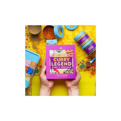 Curry Legend Chef's Specials Cookbook Kit from The Spicery | 90+ Indian Recipes | Easily recreate your favourites from the Chefs Specials menu with these 4 spice blends | Refills Available