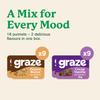 Graze - Protein Snacks Selection box - Peanut Butter & Cocoa Vanilla - Packaging may vary - Total 18 Snacks view 4