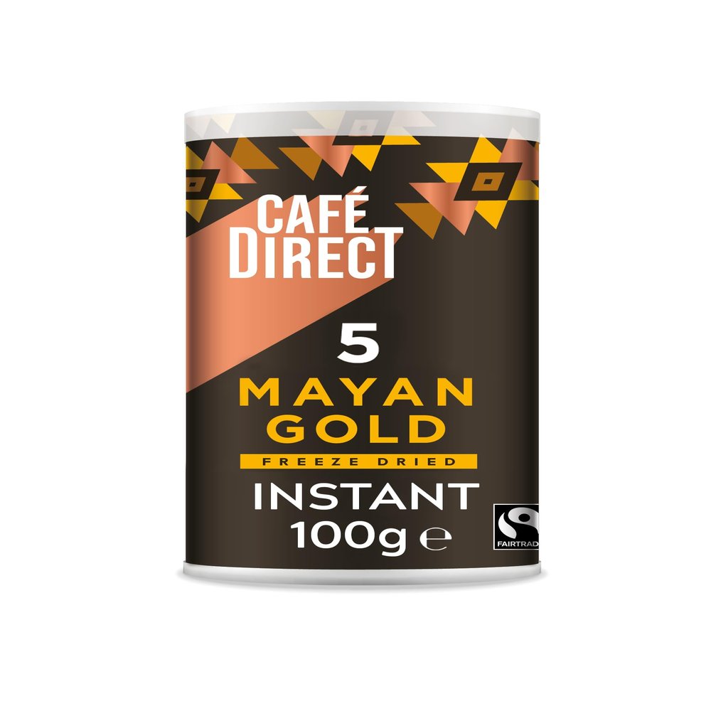 Cafdirect Fairtrade Freeze Dried Instant Mayan Gold Coffee 100g