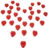 30 x Chocolate Hearts Individually wrapped milk chocolates Red Foil Love Heart Chocolates. Great valentines Chocolates hearts and weddings. view 1