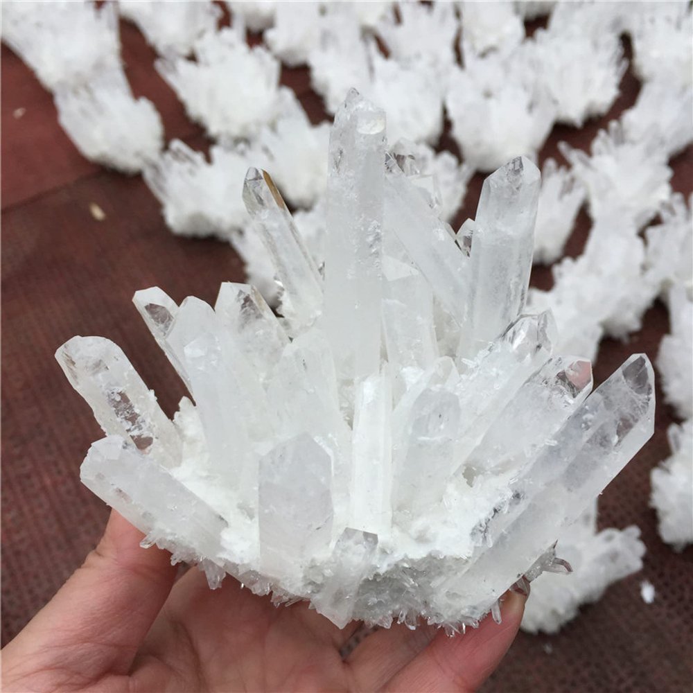 Natural Rock Quartz Crystal Cluster Clear Crystal Mineral Specimen Home Decoration Gemstone,100-200g