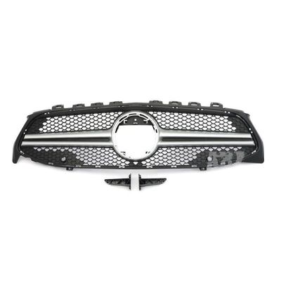 For M&ercedes For Benz For CLA For W118 For CLA180 For CLA200 For CLA250 For CLA260 For CLA45 2019-2022 Front Bumper Front Bumper Grille (Size : Silver)