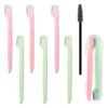 6PCS Small Eyebrow Razors Face Shavers for Women Eyebrow Shaver Dermaplaning Blades kit for Face with 1 PC Eyelash and Storage Case Brush Facial Razors for Women and Men view 1