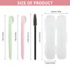 6PCS Small Eyebrow Razors Face Shavers for Women Eyebrow Shaver Dermaplaning Blades kit for Face with 1 PC Eyelash and Storage Case Brush Facial Razors for Women and Men view 2