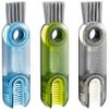 3 in 1 Tiny Cleaning Brush, 3 Pack Cup Lid Cleaner Brushes Set Mini Multi-Functional Crevice Cleaning Brush for Cleaning Baby Bottles, Narrow Neck Bottle, Sport Water Bottle, Tumbler, Glass Vase view 1