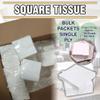1000 Sheets- Soft Serviette Napkins, 1Ply Square Tissue, White Cocktail Napkins, Kitchen Towels 29 x 29 cm Disposable White Papers, Ideal for Weddings Home Office Catering (Pack of 10) view 3