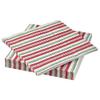 Serviettes Paper Napkins Christmas Recyclable Tableware Tissue 3-Ply 33x33cm (Striped, 120) view 1