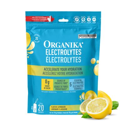 Organika Electrolytes Classic Lemonade 3.5g x 20