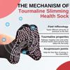 3pair AFIZ Tourmaline Slimming Health Sock, Veinesheal Thermotherapeutic Sock, Washable Self Heating Magnetic Socks, Lymphatic Drainage Detox Slimming Socks (D) view 2