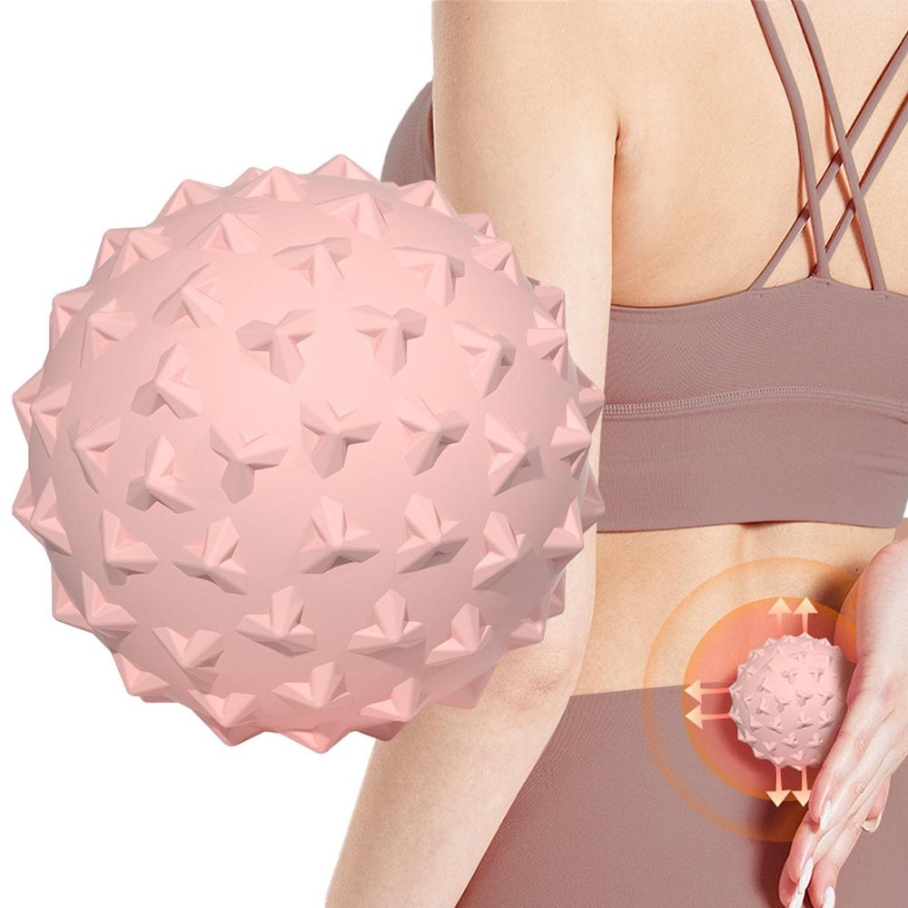 Spiky Massage Balls for Foot - Yoga Massage Roller Relieving Muscle Tension Pressure Massaging Balls - Muscle Soreness Massager Ball, Massager Ball for Trigger Point Massage