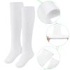Seematn 2 Pairs Walking Boot Socks for Orthopedic Walker Brace Medical Boot Sock for Women and Men, One Size Fits Most(White) view 2