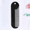 LALAFINA 3pcs Men's Beard Comb Hairbrush Zinc Alloy Styling Tool Portable Beauty Accessory Beard Guide Shaper view 3