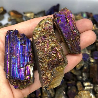 Sudemota Natural crystal rough Natural Healing Crystal Natural Crystal Needle Mineral Quartz, Color Plating Process, Reiki Healing Stone (Size : 1400W)