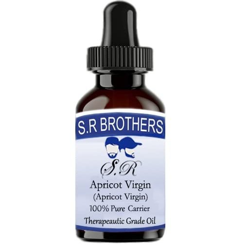 S.R. Brothers Apricot Virgin (Apricot Virgin) Pure & Natural Therapeutic Grade Carrier Oil 15ml