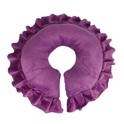 Nicfaky Massage Sleeping Pillow for Beauty Massage Tool Beauty Bed with Hole Pillow-Purple