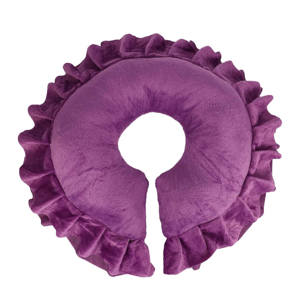 Nicfaky Massage Sleeping Pillow for Beauty Massage Tool Beauty Bed with Hole Pillow-Purple