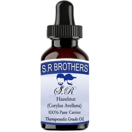 S.R. Brothers Hazelnut (Corylus Avellana) Pure & Natural Therapeutic Grade Carrier Oil 50ml