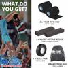 PHYSIQUE TIGER TAPES Rugby Lifting Kit - Rugby Lineout Lifting Tape, Lifting blocks, Eab Tear Tape, Maximum Support for Rugby Players NOW WITH A FREE DRAWSTRING BAG INCLUDED! (Black) view 3