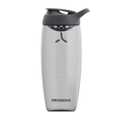 Promixx Pursuit Protein Shaker Bottle - Premium Shaker for Protein Shakes - Lifetime Durability, Leakproof, Odourless - 950ml / 32oz (Graphite Gray)