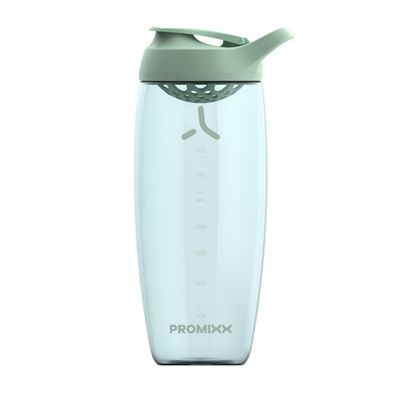 Promixx Pursuit Protein Shaker Bottle - Premium Shaker for Protein Shakes - Lifetime Durability, Leakproof, Odourless - 950ml / 32oz (Seagrass Green)