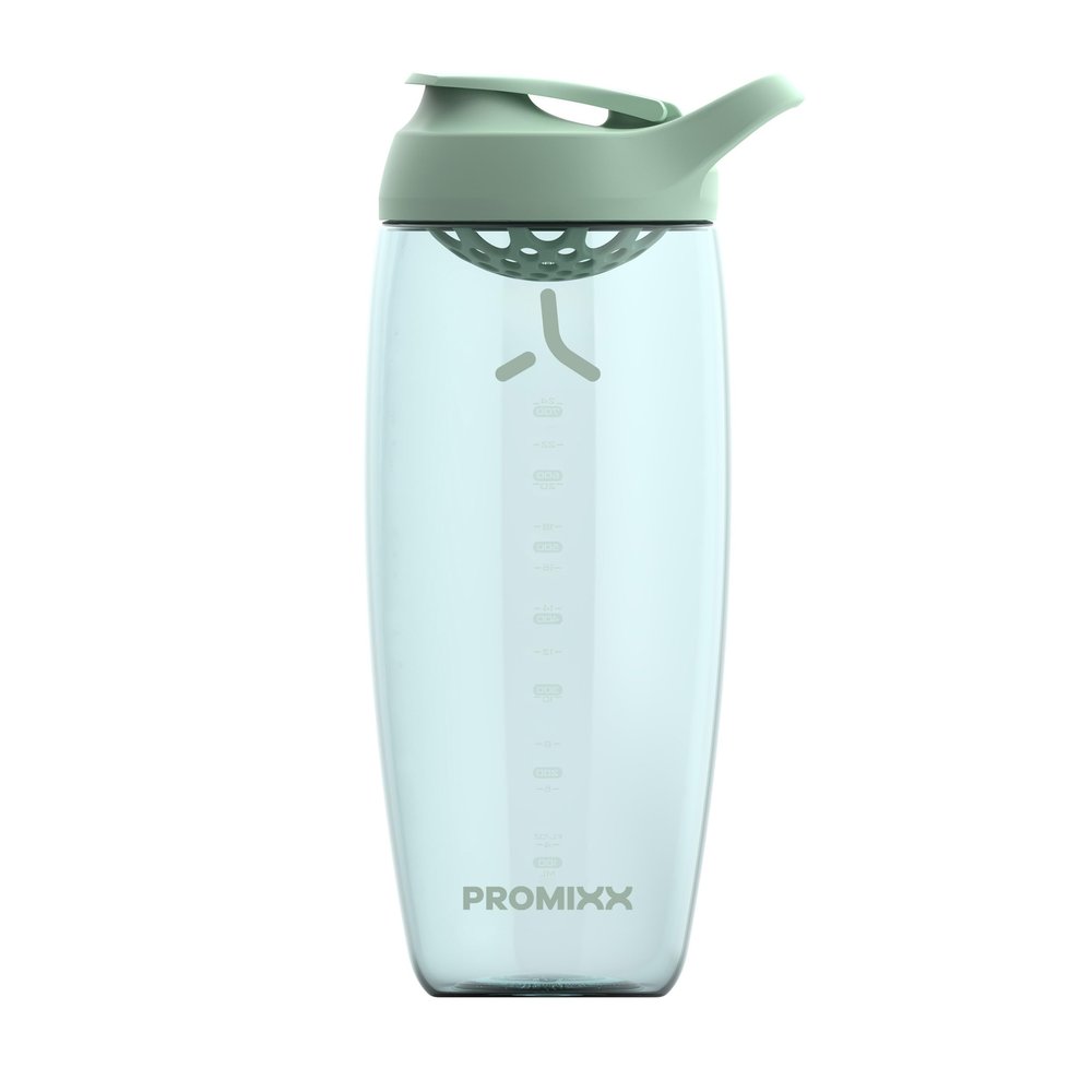 Promixx Pursuit Protein Shaker Bottle - Premium Shaker for Protein Shakes - Lifetime Durability, Leakproof, Odourless - 950ml / 32oz (Seagrass Green)