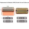 2 pack Professional Replacement Foil and Cutters for BaBylissPRO Barberology Double Foil Shaver, Compatible with BaBylissPRO Barberology FXFS2 ShaverGoldRose Gold view 4