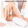400Pcs Wax Strips Sticks Kit, BOJVESH 300 Small Medium Large Wooden Wax Applicator Sticks Eyebrow Wax Spatulas and 100 Non-Woven Paper Wax Strip for Face Body Hair Removal Women Men view 2