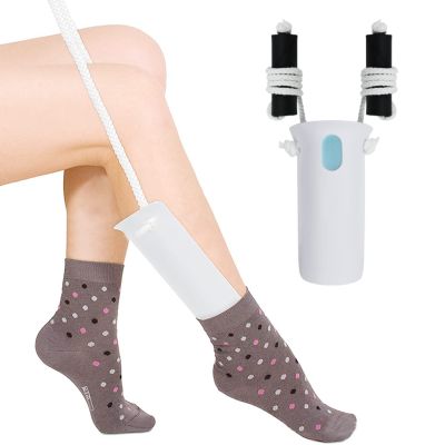Sock Aid Tool Sock Helper Puller Aid for Putting Socks Easy On and Off Assistant Device Flexible Stocking Puller Socks Pulling Assist Device for Elderly Disabled Pregnant Arthritis Diabetic Sufferer