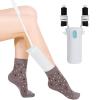 Sock Aid Tool Sock Helper Puller Aid for Putting Socks Easy On and Off Assistant Device Flexible Stocking Puller Socks Pulling Assist Device for Elderly Disabled Pregnant Arthritis Diabetic Sufferer view 1