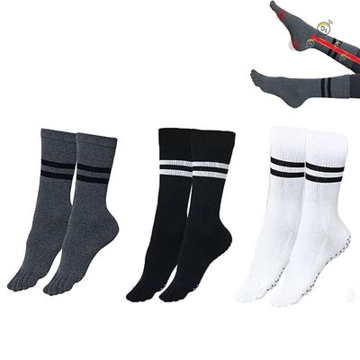 GOLDP 3Pairs Healsox Anti Edema Compression Socks, Tourmaline Acupressure Self-Heating Shaping Socks, Afiz Tourmaline Slimming Health Sock Decrease Swelling (H)