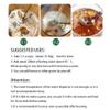Instant Fruits Breakfast Porridge, Sweet Scented Chia Seed nut Lotus Root Starch Soup 500g / can, Meal Substitute Powder (Dragon Fruit Nut Lotus Root Starch Soup,1 can) view 3