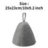 ARMYJY 2Pcs Thicken Wool Felt Sauna Hat Hair Protection Spa Sauna Accessories for Bath Protection view 2