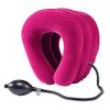ADITAM Cervical Neck Traction Device, Inflatable Traction Device, Neck Traction Home Use, Pain Relief and Spine Alignment, Adjustable Neck Stretcher, Plus Eye Mask Gift,Red Double the comfort view 1