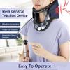 ADITAM Cervical Neck Traction Device, Inflatable Collar Brace, Adjustable Neck Stretcher Support, Neck Brace, Stretcher Collar for Travel/Home Improved Spine Alignment Double the comfort view 4