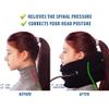 ADITAM Cervical Neck Traction Device Inflatable Neck Stretcher, Easy to Use for Chronic Neck and Shoulder Pain Relief, Neck Cervical Brace Collar Pillow for Home and Travel, Blue,Gray Double the view 3