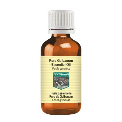 Devprayag Pure Galbanum Essential Oil (Ferula gummosa) Natural Therapeutic Grade Steam Distilled 30ml (1 oz)