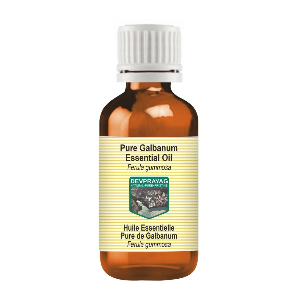 Devprayag Pure Galbanum Essential Oil (Ferula gummosa) Natural Therapeutic Grade Steam Distilled 30ml (1 oz)