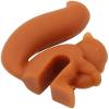 5 pcs Cute Squirrel Shape Silicone Tea Bag Holder Cup, Squirrel Drink Markers, Tea Bag Holder for Cup Hanging Tool Mug Candy Colors Gift Set view 2