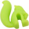 5 pcs Cute Squirrel Shape Silicone Tea Bag Holder Cup, Squirrel Drink Markers, Tea Bag Holder for Cup Hanging Tool Mug Candy Colors Gift Set view 4