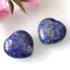 1pc Natural Lapis Love Heart Quartz Crystal Stones Carvings Home Room Decoration Palmstone Gift Crafts DIY view 2