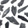 1pc Random Natural Black Tourmaline Fan Shape Crystal Quartz Cluster Mineral Specimen Stone Decoration DIY,Black,1pc 5-10g Random view 2