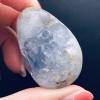 1PC Natural Celestite Crystal Cluster Sky Blue Geode Mineral Specimen Home Decor,1000-1100g view 2