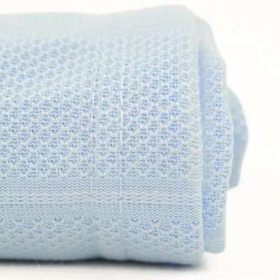 Interweave Healthcare Heavyweight Thermal Throw Blanket Blue Single Bed 180cmx210cm As Used By Hospitals