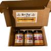 Hot Pot Africa Spice Set- BBQ Gift Box| 3 Unique Pepper Spice Gift Set Box - Suya BBQ Spice Rub | Hot Red Chilli Seasoning | Pepper Soup Spice Mix for cooking | Food Cooking Gifts| Natural Ingredients view 3