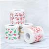 1 Roll Novelty Christmas Toilet Tissues Santa Claus Print Toilet Paper Christmas Toilet Roll Paper Home Santa Claus Bath Toilet Roll Paper Christmas Supplies Xmas Decor Tissue Xmas Supplies view 3