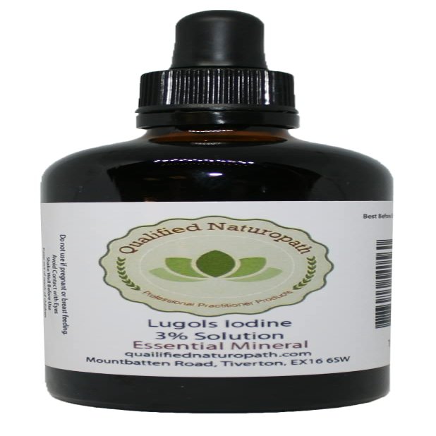Lugols Iodine Solution 3% - 110ml - with Glass Pipette