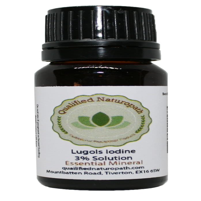 Lugols Iodine Solution 3% - 10ml - with Dripper/Dropper Top