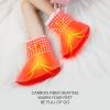 2Pcs Electric Heating Boots Fast Carbon Fiber Heating Comfortable Anti Skid Electric Foot Warmer view 3